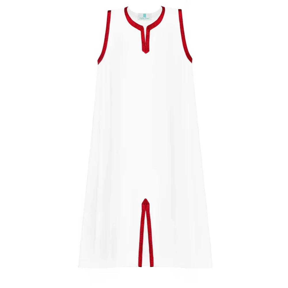 Jellaba Rouge Rubis pour fille - Image 1 of 4