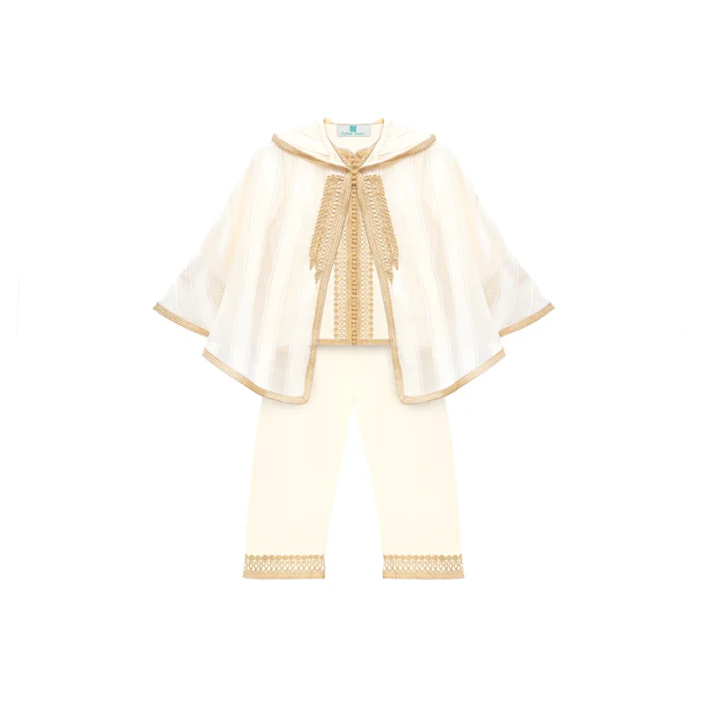 Jabador pour enfant avec selham - beige - Image 1 of 4