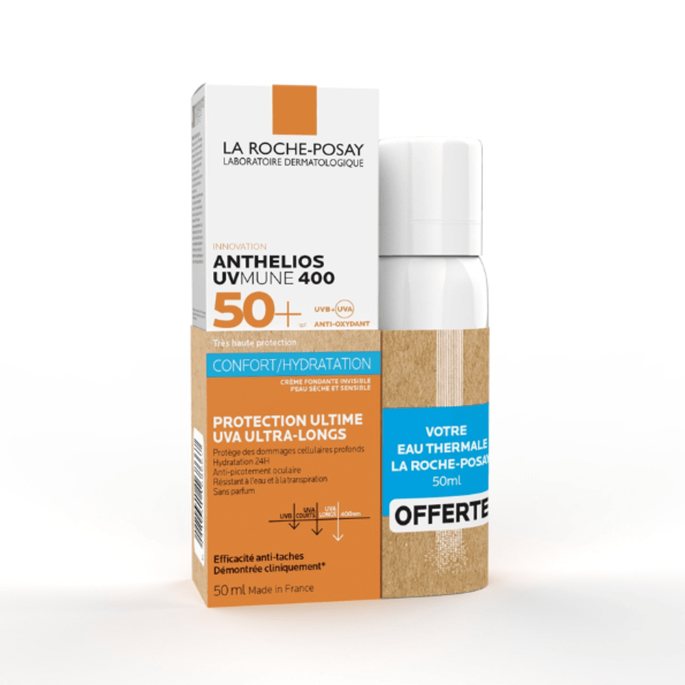 Anthelios Crème Fondante Uvmune 400 + Eau Thermale 50ml Offerte - Image 1 of 1