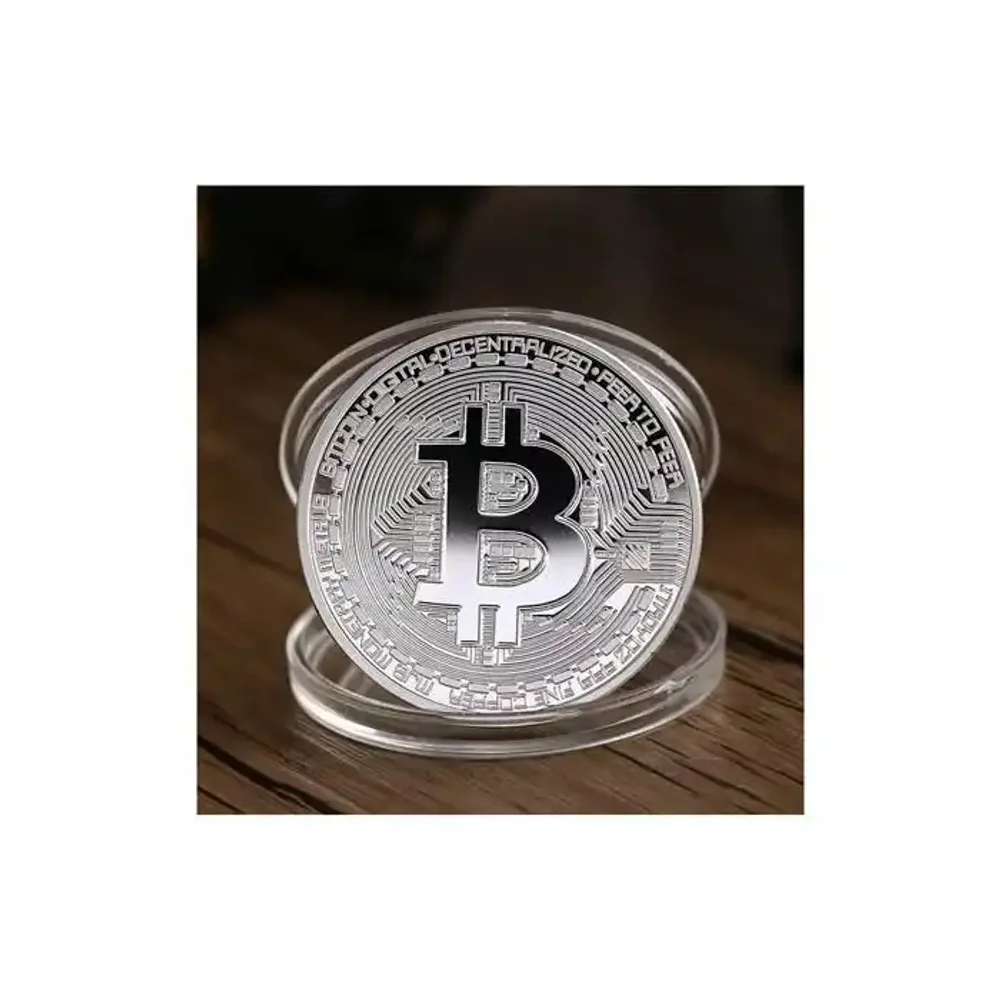 Pièce Bitcoin, Dans Une Boîte - Image 1 of 4