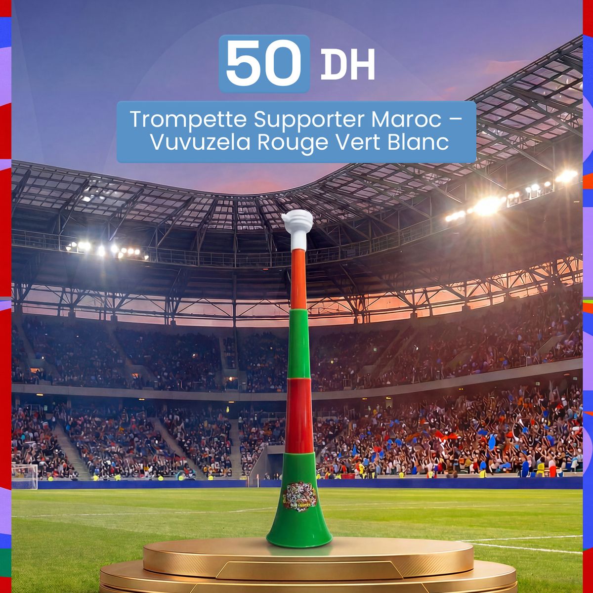 Trompette Supporter Maroc