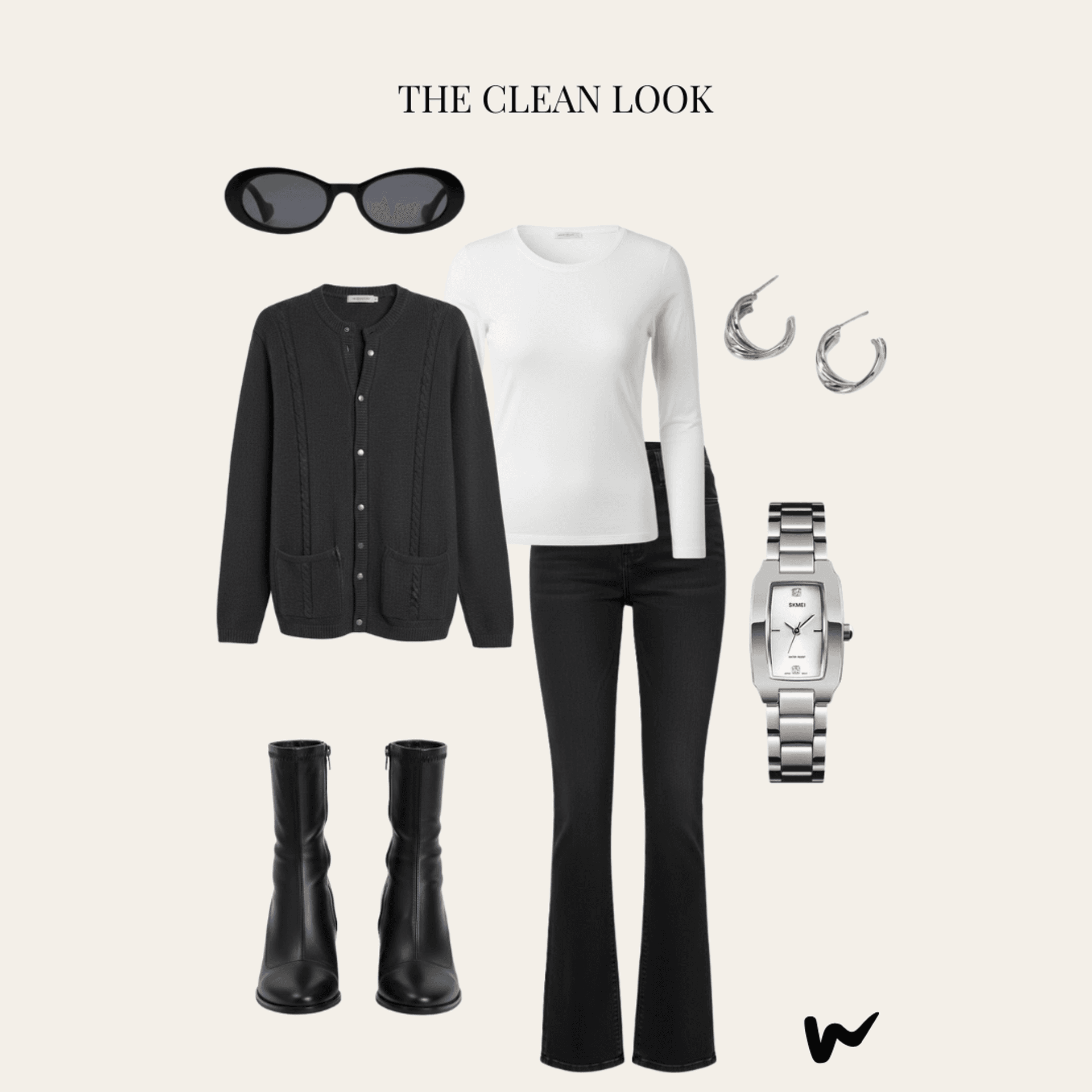 The clean look