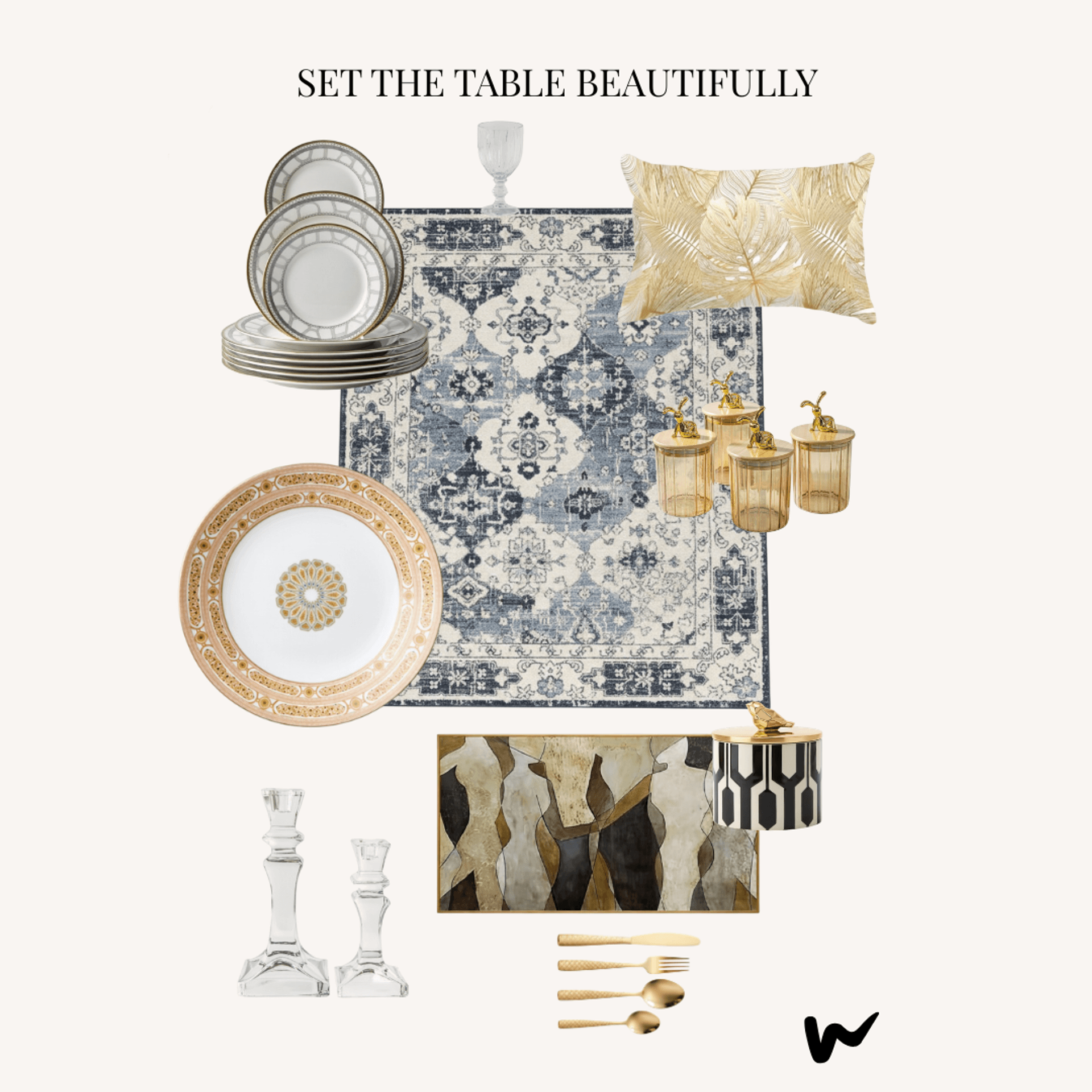 SET THE TABLE BEAUTIFULLY
