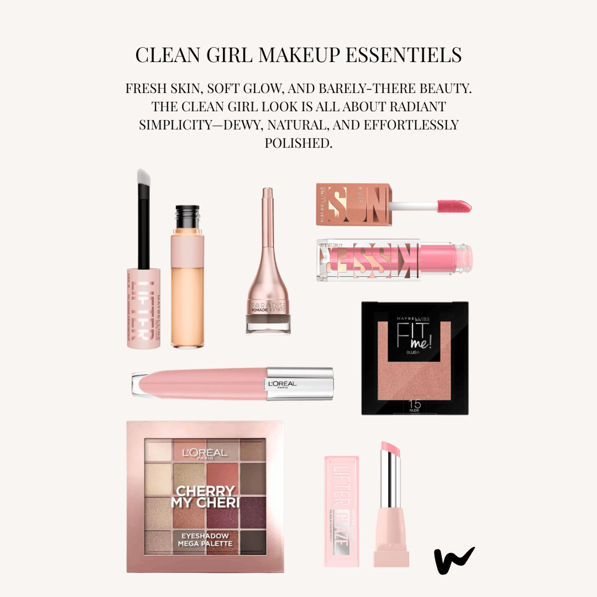 clean girl makeup essentials