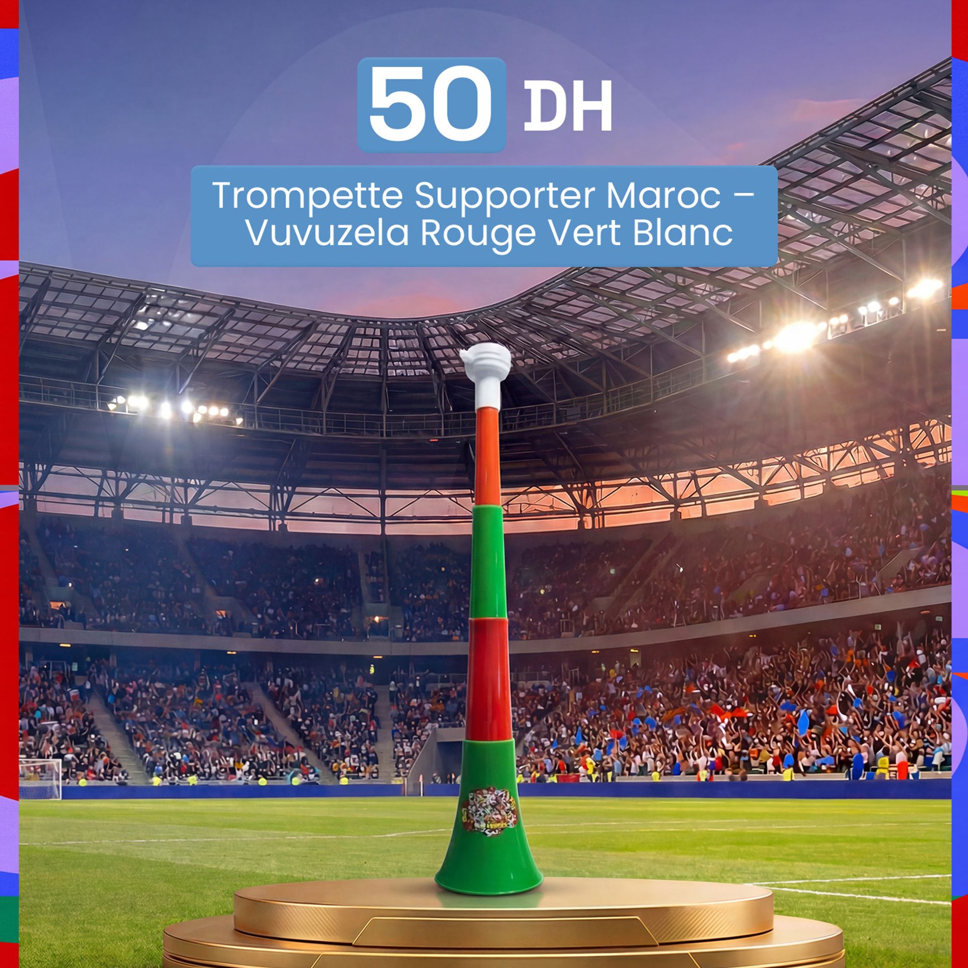 Trompette Supporter Maroc
