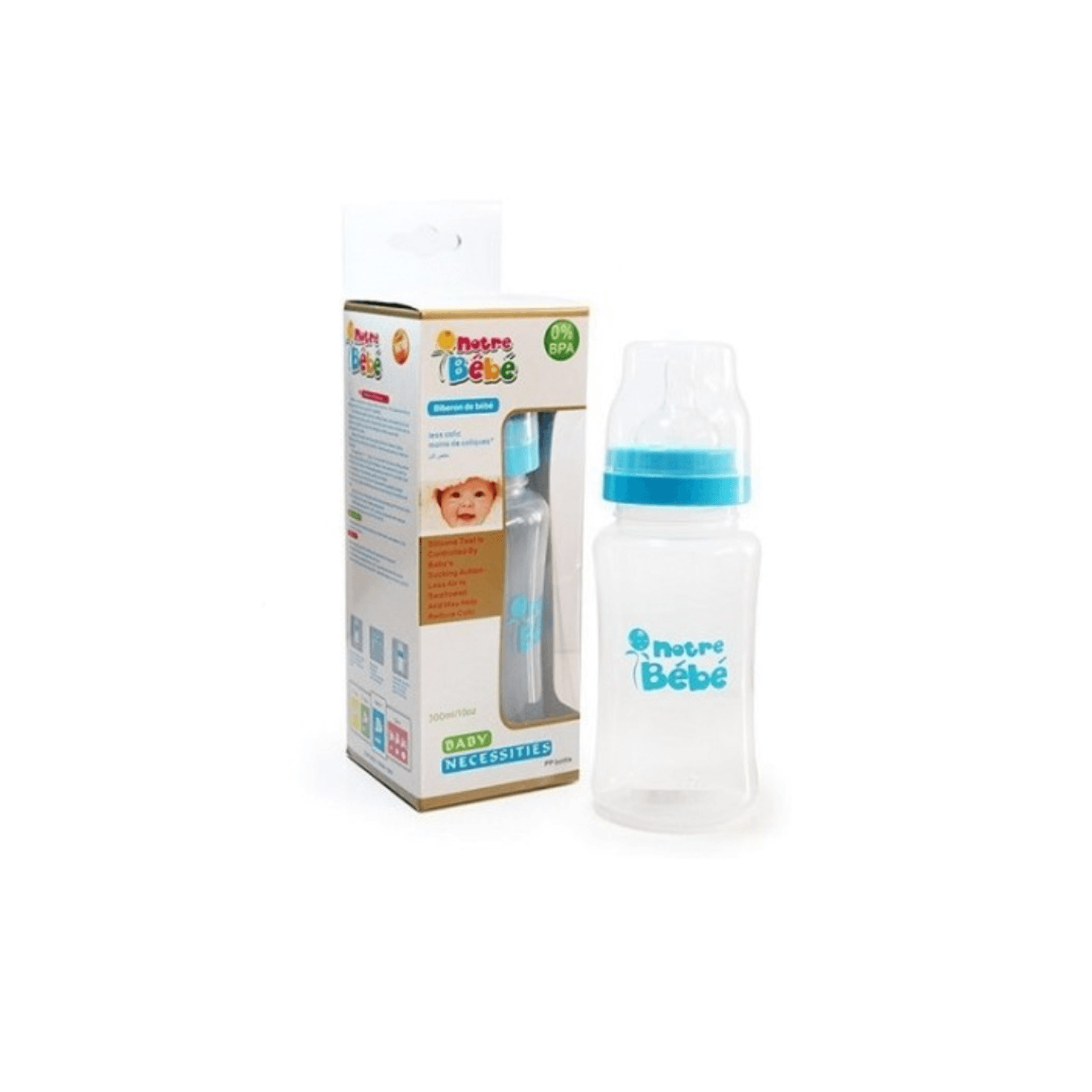 Notre Bebe Biberon Opaque Gm +3m 240ml - Image 1 of 1