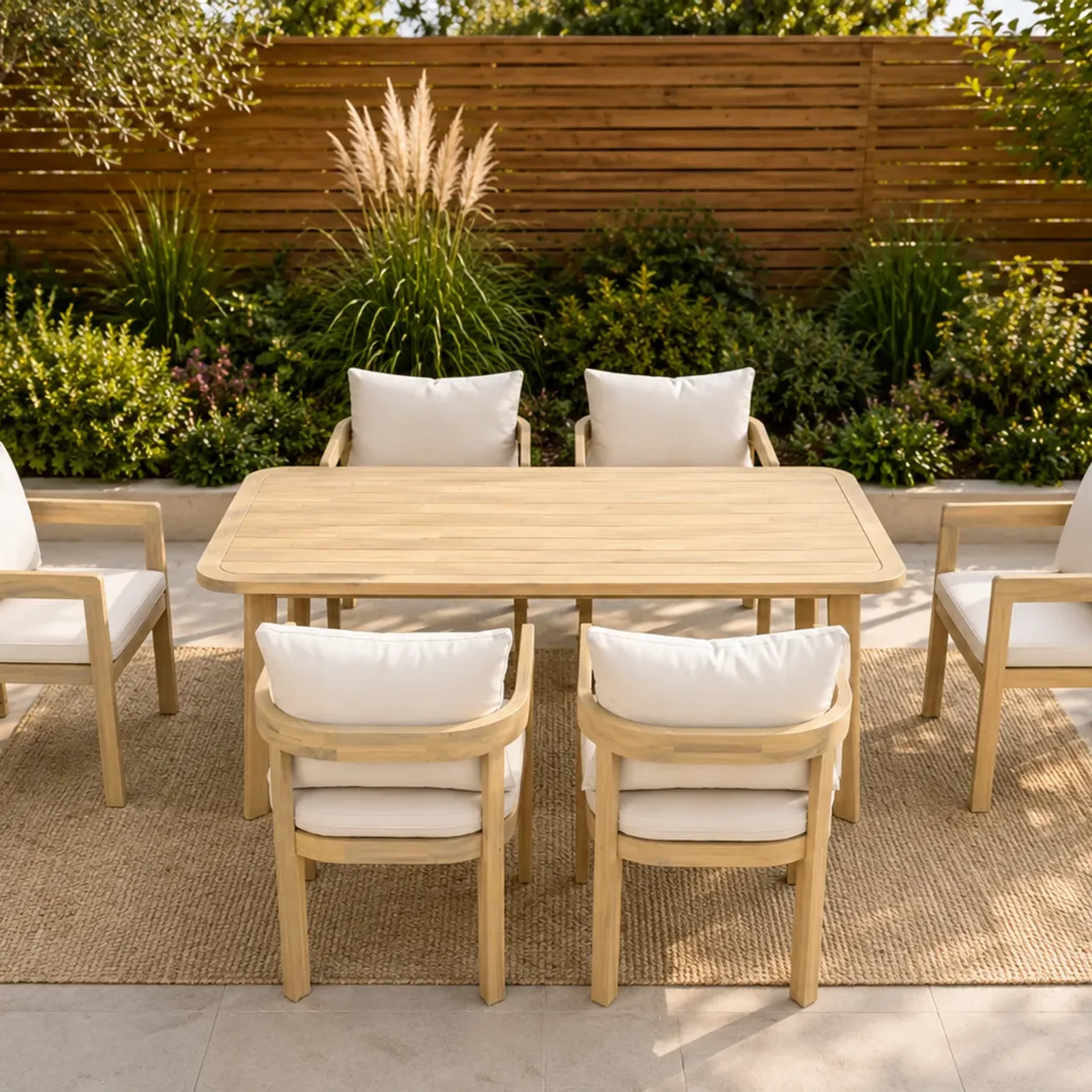 Palma Ensemble Table + 6 Chaises Pour L’extérieur - Image 1 of 4