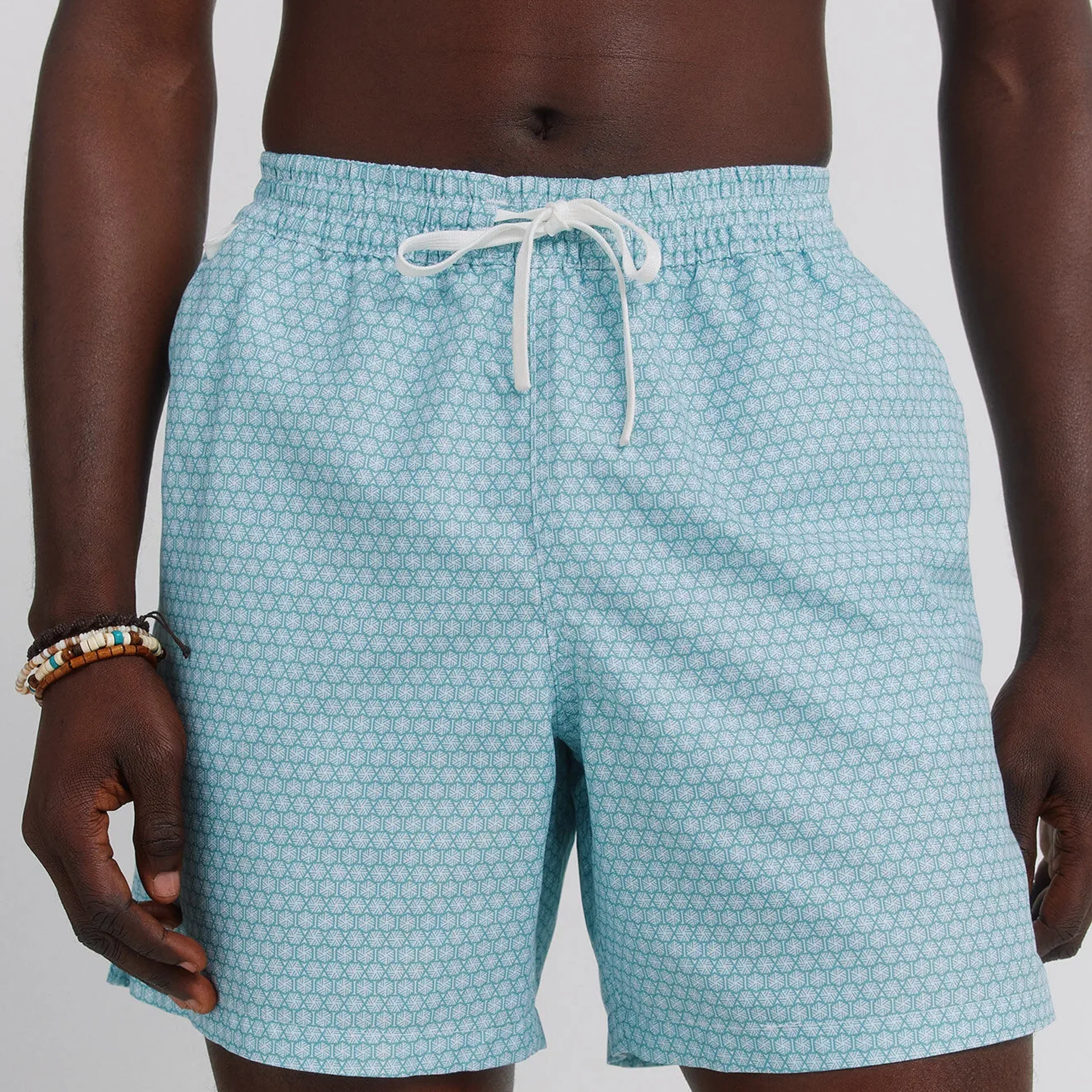Maillot De Bain À Imprimé Géométrique - Image 1 of 4