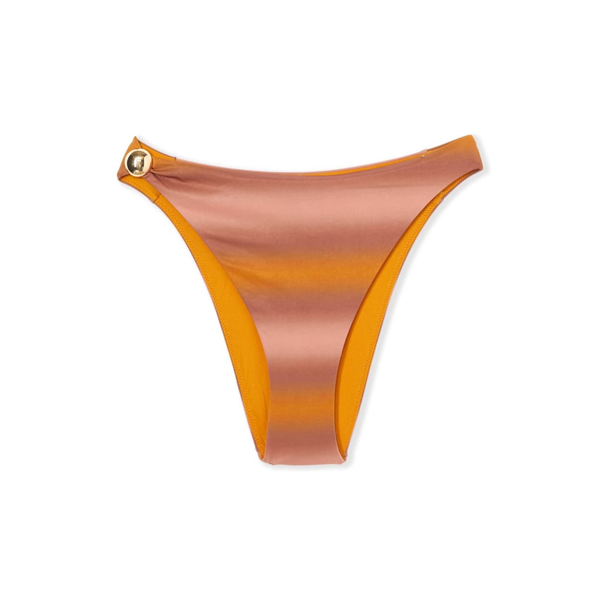Bas De Maillot De Bain Brésilien High Leg Avec Détail Bijou - Image 1 of 4