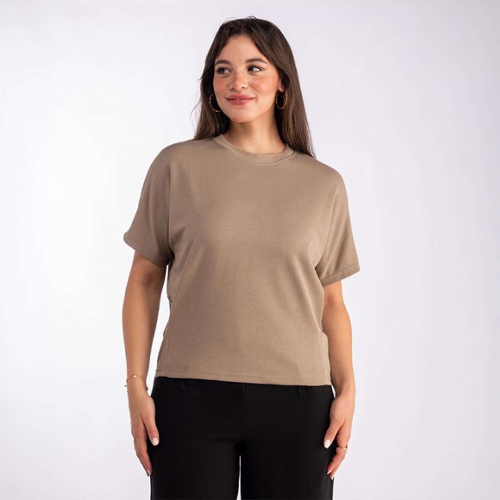 T-shirt Oversize à Boutonnage Dos - Image 1 of 3