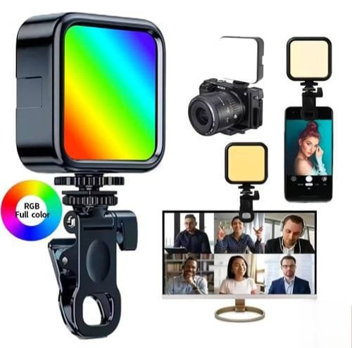 Lampe Vidéo Selfie Light Led Avec Clip Annulaire - Image 1 of 4