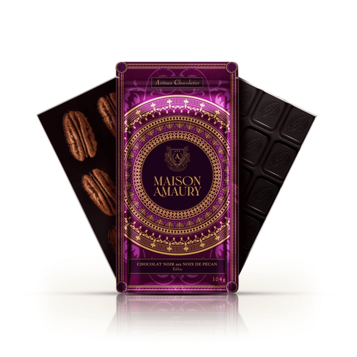 Tablette chocolat noir aux noisettes torréfiées - Image 1 of 4