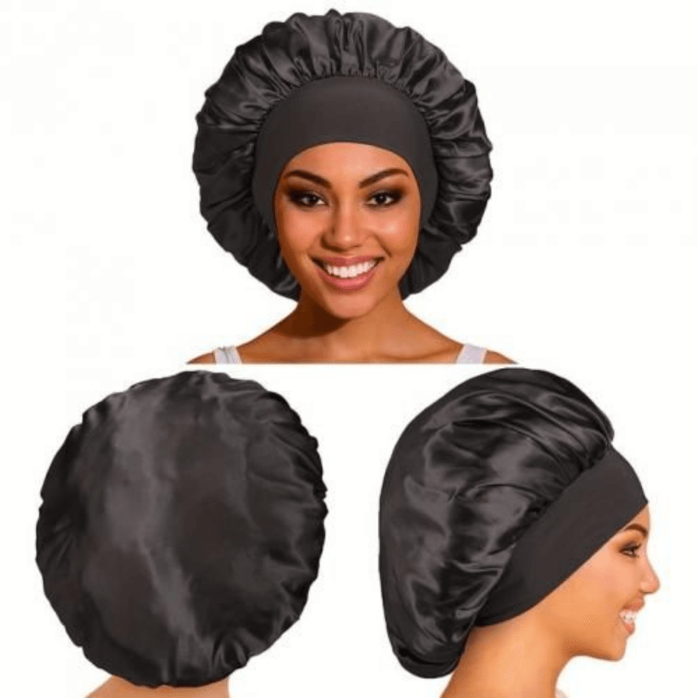 Bonnets de Sommeil en Soie et Satin - Image 1 of 2