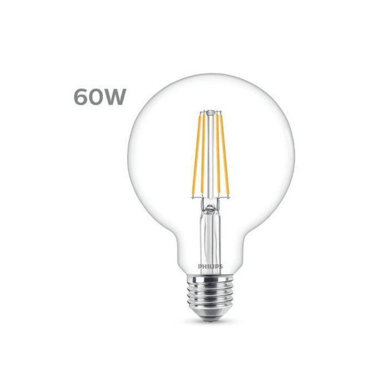 Lampes à filament LED Classic Grande 6-60W GU120 E27 Blanc chaud - Image 1 of 1