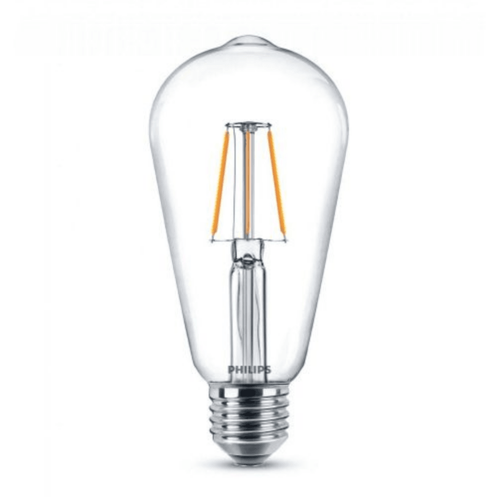 Lot de 10 Lampes LED Classic 4-40W ST64 E27 830 CL  blanc chaud - Image 1 of 3