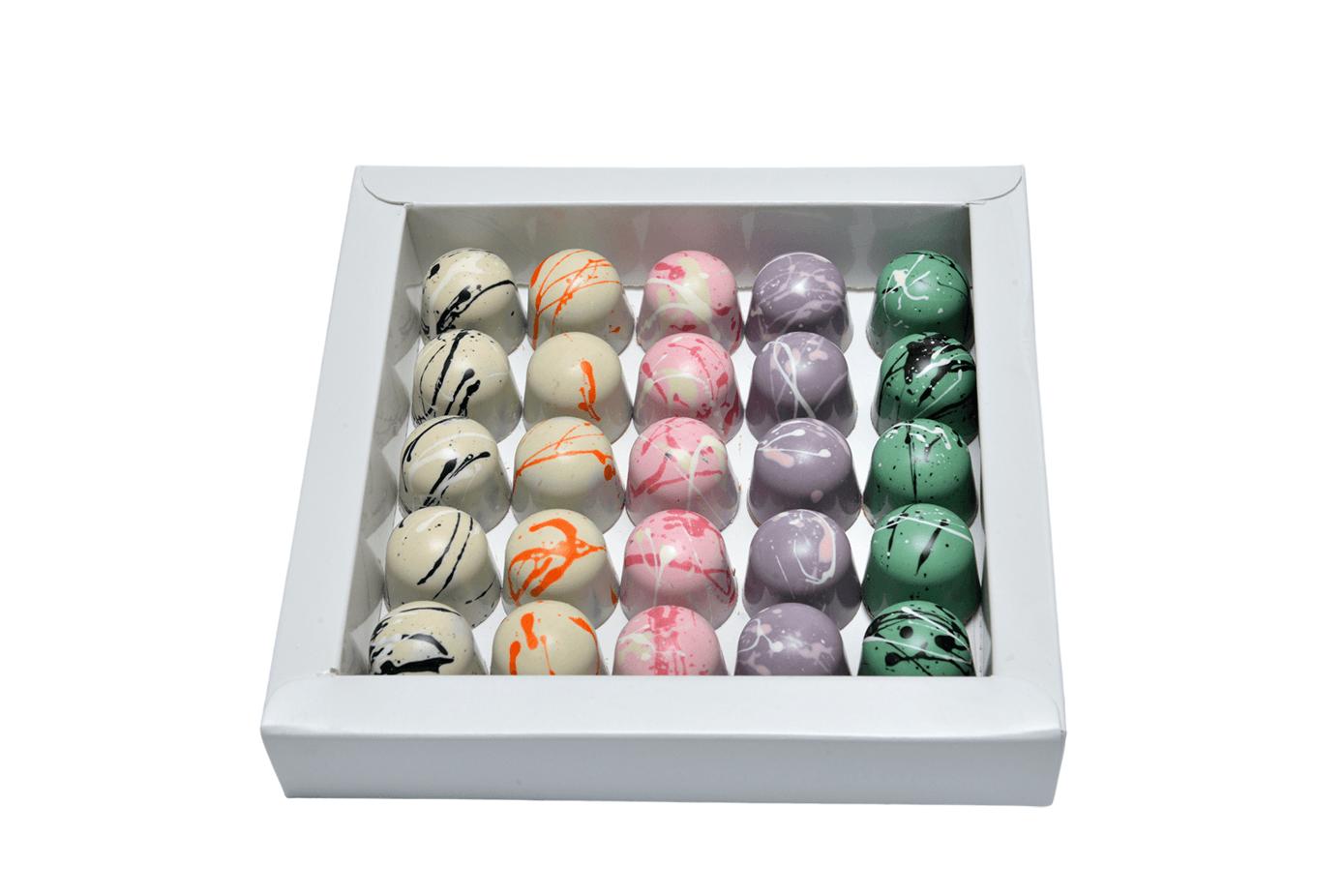 Boite Chocolat Belge 25 pièces 5 gouts - Image 1 of 3