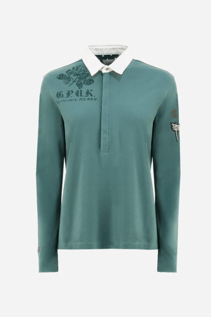 REGULAR FIT POLO SHIRT in STRETCH COTTON - ZADA - Image 1 of 3