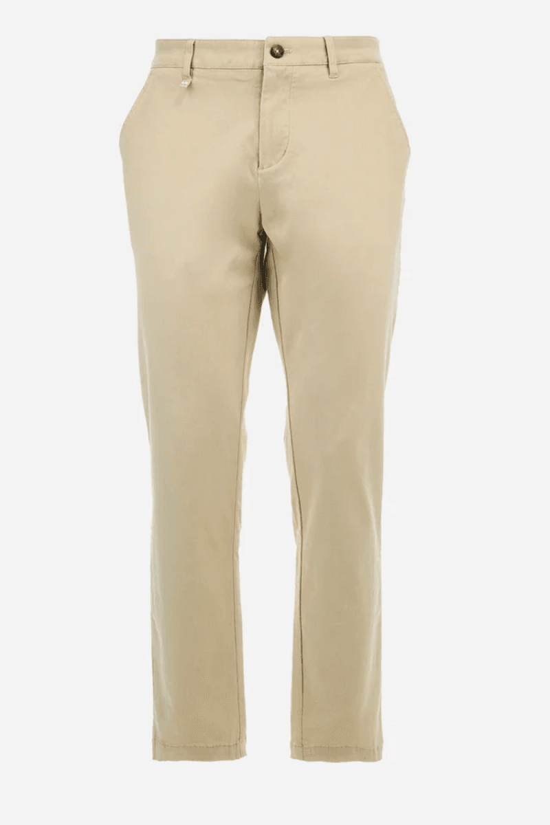 REGULAR FIT STRETCH COTTON CHINO - ZENOVIO - Image 1 of 3
