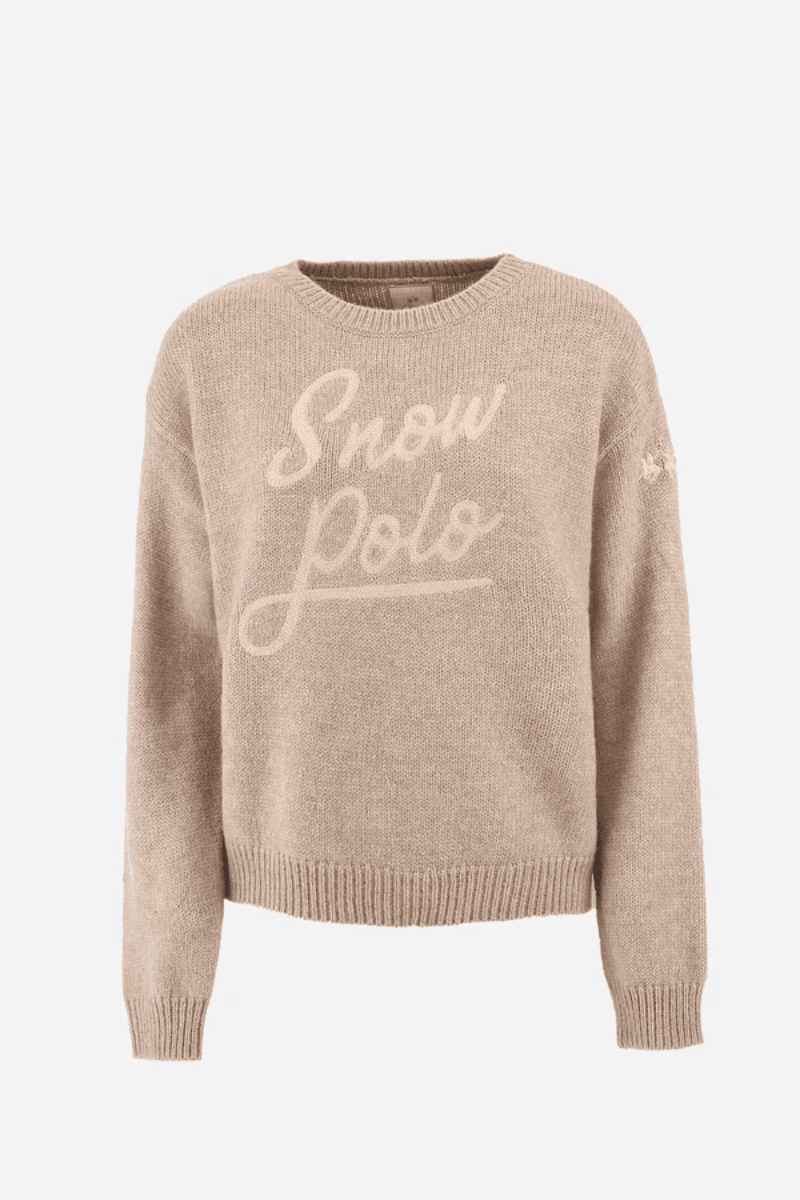 REGULAR FIT WOOL BLEND PULLOVER - ZAHARA - Image 1 of 3