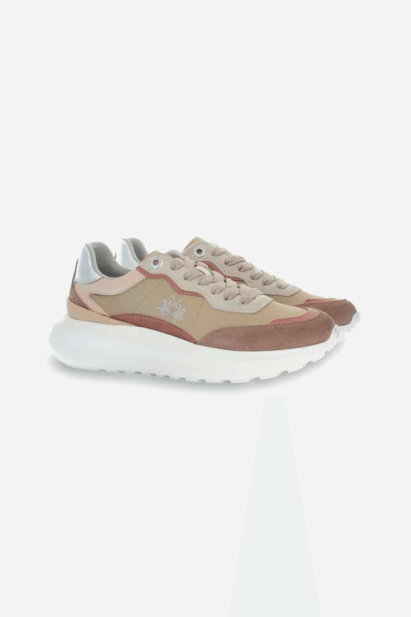 WOMENS TRAINER in SUEDE & FABRIC - Image 1 of 3