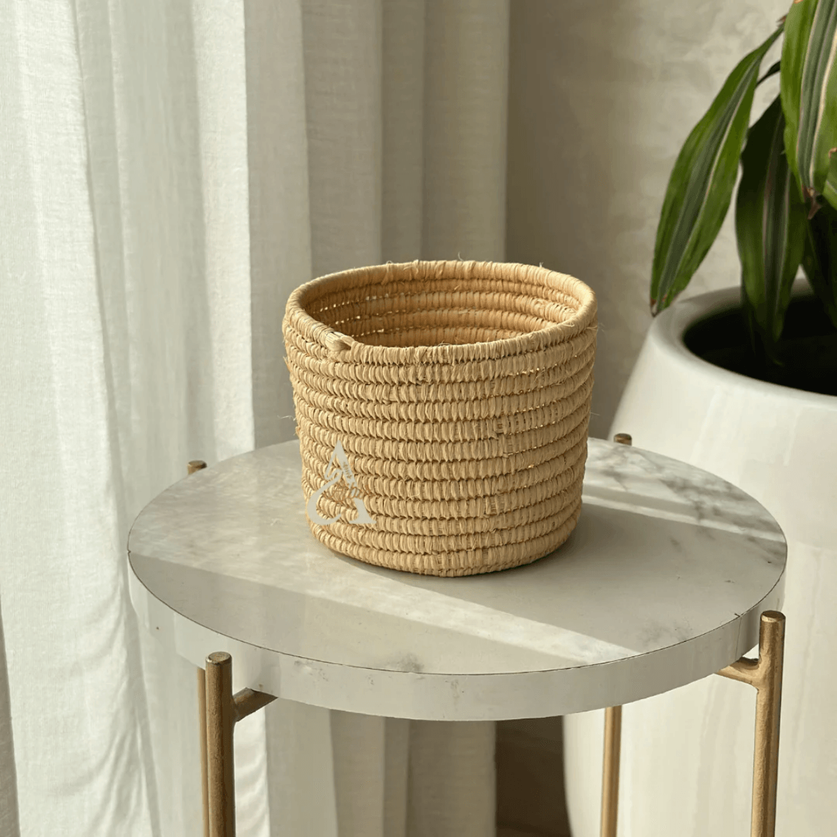 Panier Anouz rond naturel - Image 1 of 1