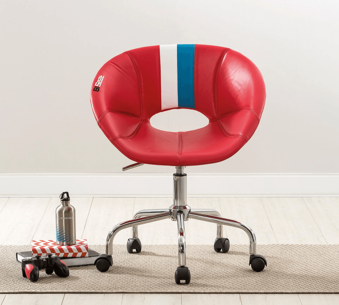 Chaise Biseat Rouge - Image 1 of 1