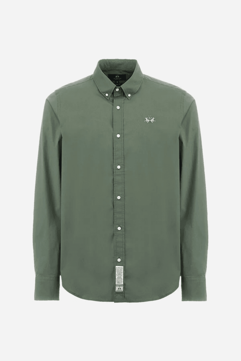 Chemise Slim Fit en Popeline de Coton - Leon - Image 1 of 3