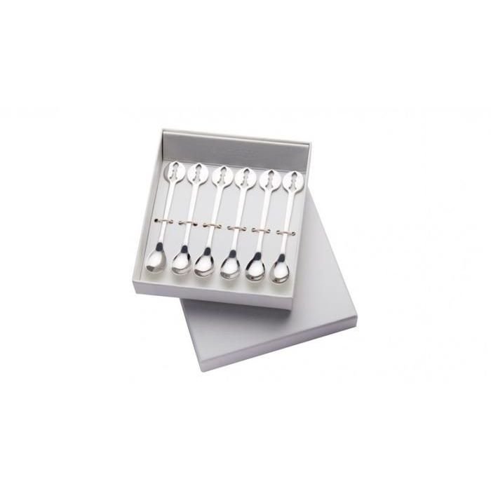 Set 6 Pcs Kiss Cuillère Argenté - Image 1 of 1
