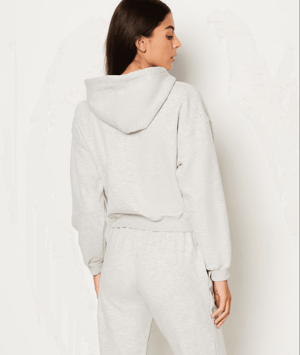 Sweat De Pyjama À Capuche En Coton - Image 1 of 4