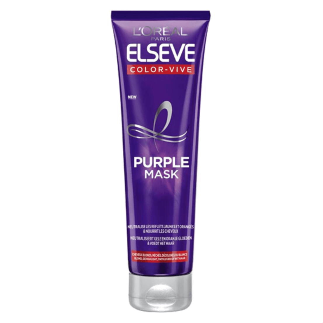 Elsève - Color Vive Masque Violet Déjaunissant Pour Cheveux Méchés, Blonds Ou Décolorés - Image 1 of 1
