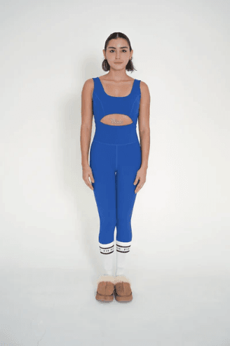 Jump Suit - Cut Out- Blue Electric - Image 1 of 2