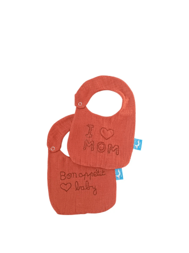 Pack 2 Bavoirs brodés - Image 1 of 1