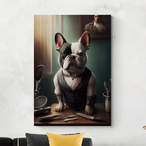 Tableau French bulldog - Image 1 of 1