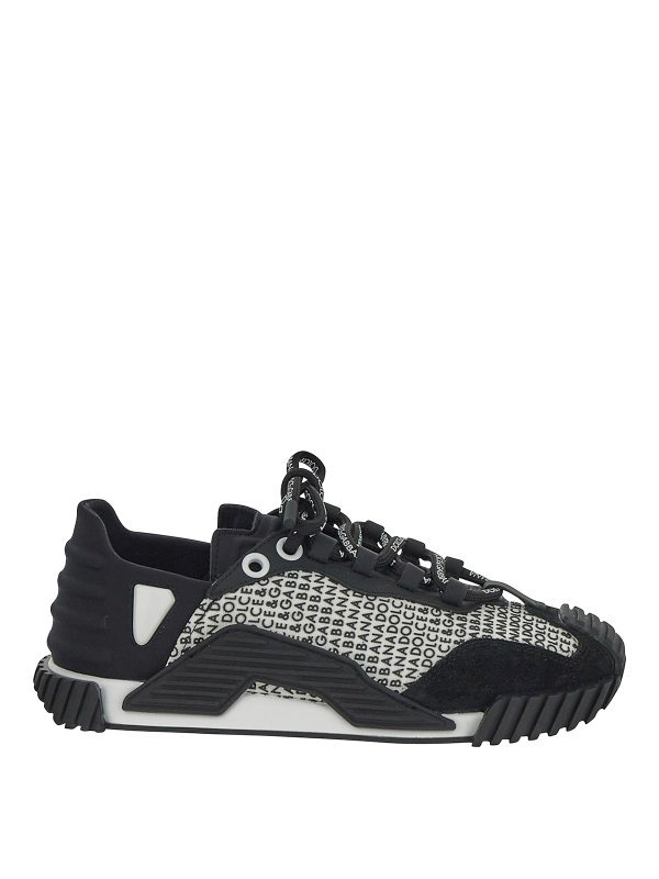 Dolce & Gabbana Panelled Lace-Up Sneakers - Image 1 of 3