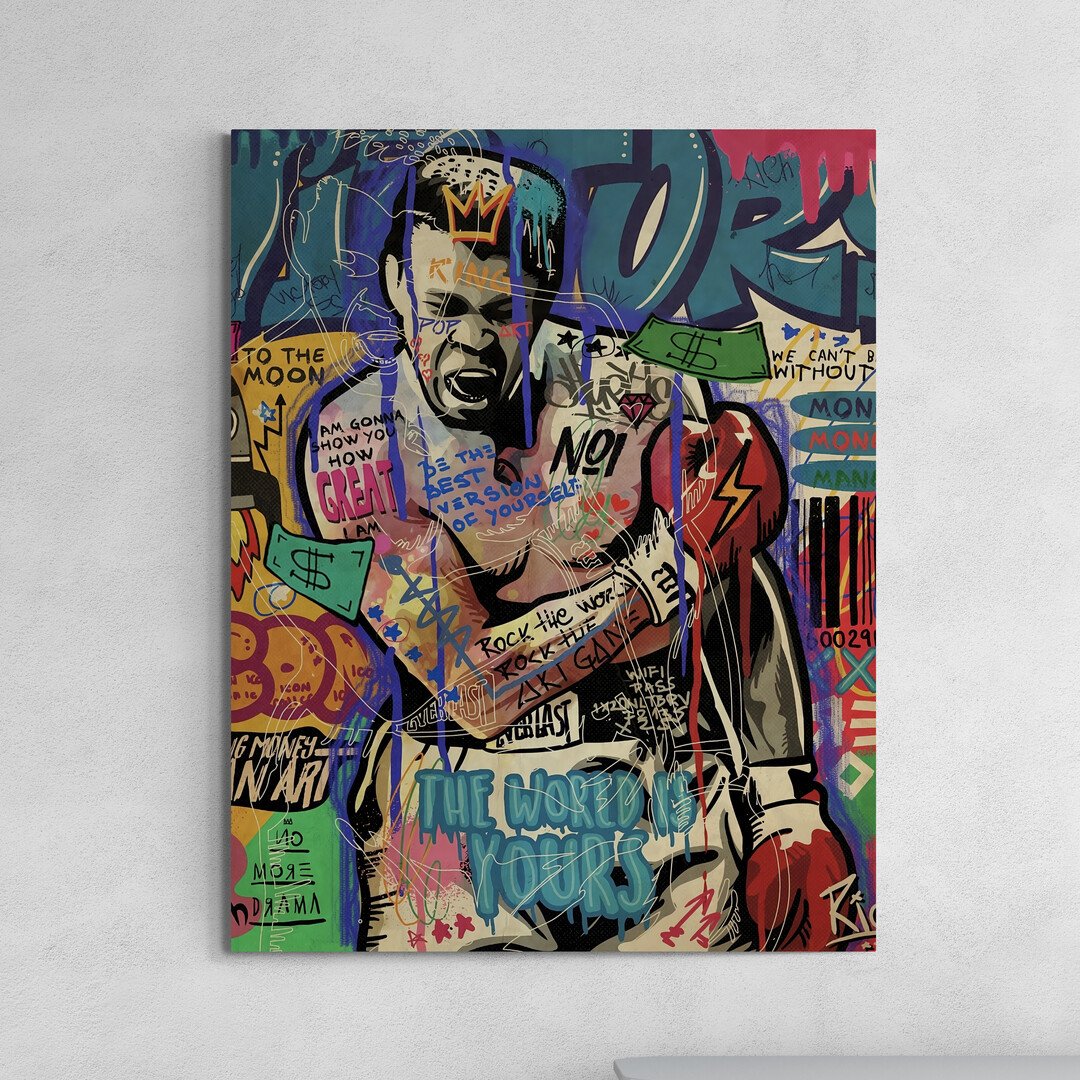 Tableau Mohamed Ali - Image 1 of 2