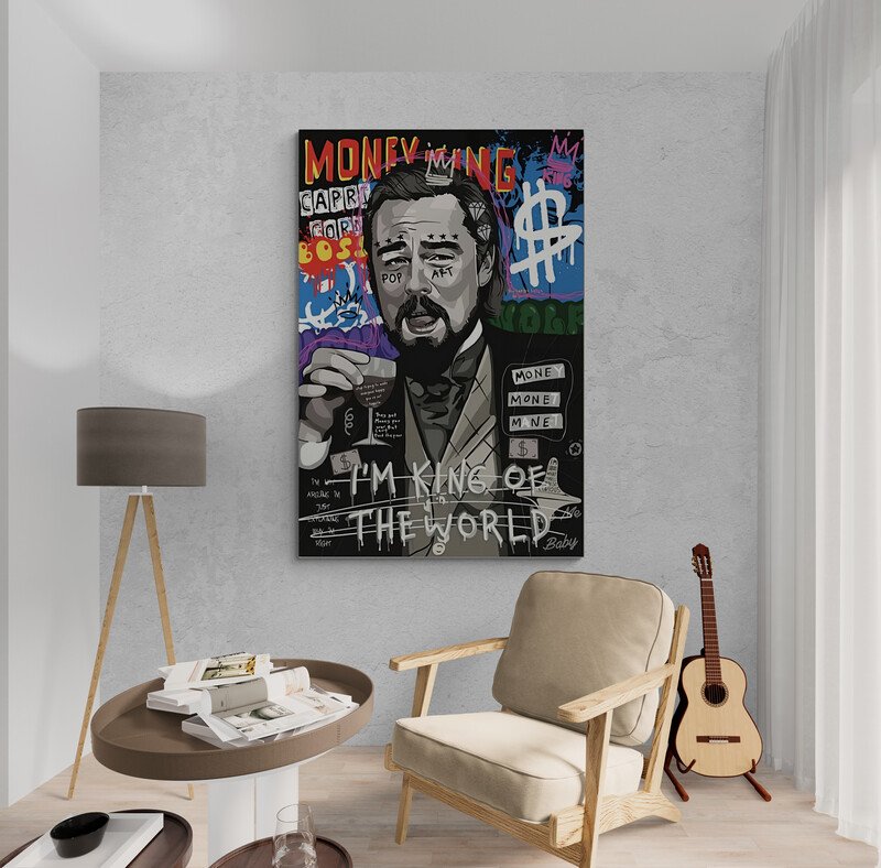 Tableau Leonardo Dicaprio 2 - Image 1 of 2