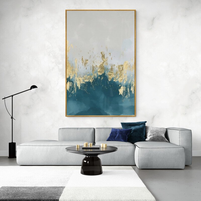 Tableau Décoratif Abstrait Givré - Image 1 of 2
