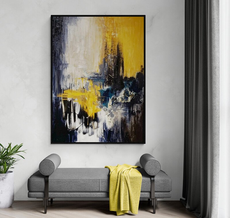 Tableau Abstrait 23 - Image 1 of 2