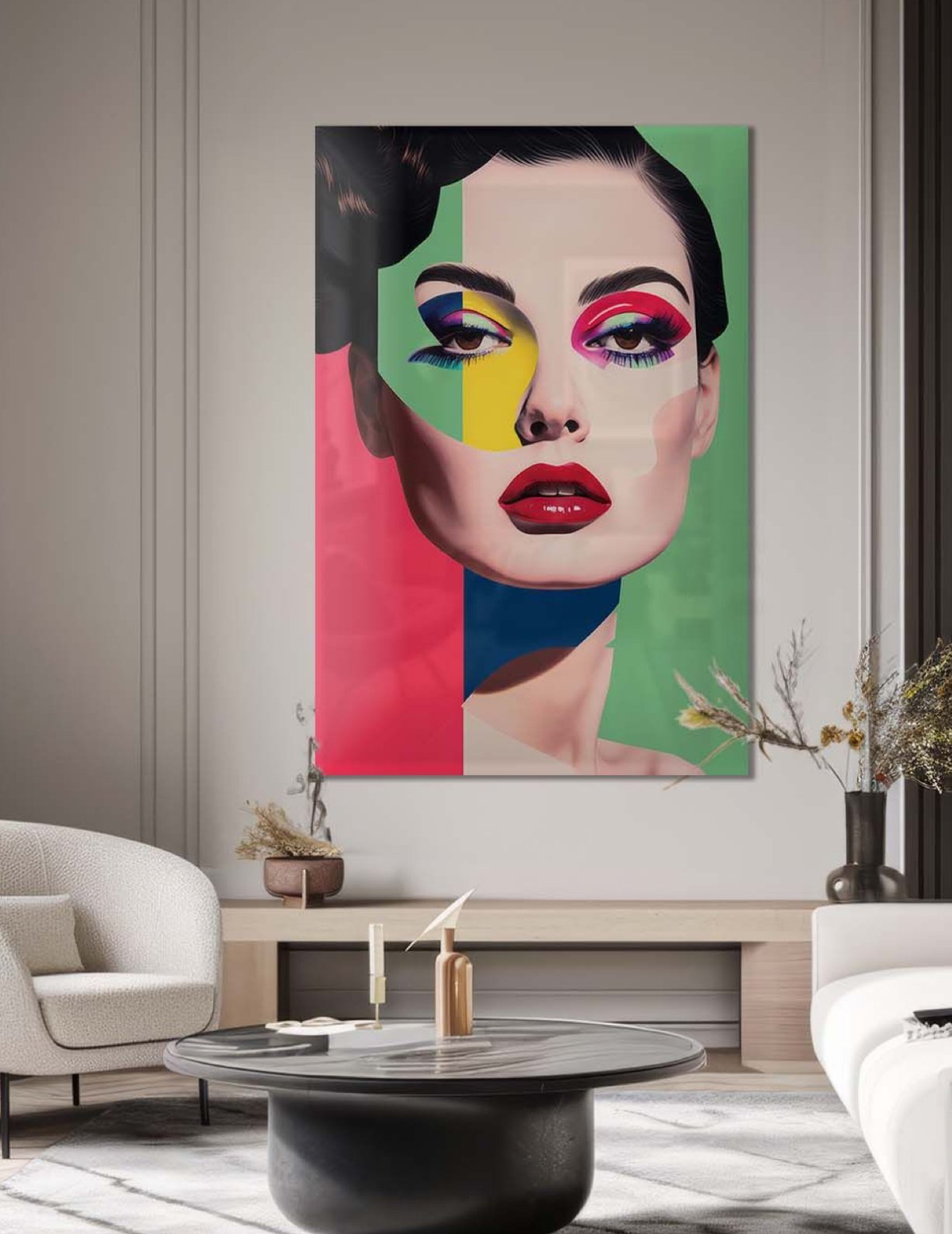 Tableau Visage d’une femme - Image 1 of 1