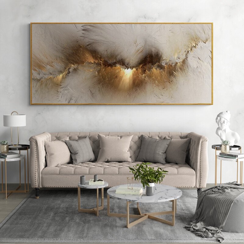 Tableau Nuages ​​​​Dorés - Image 1 of 3