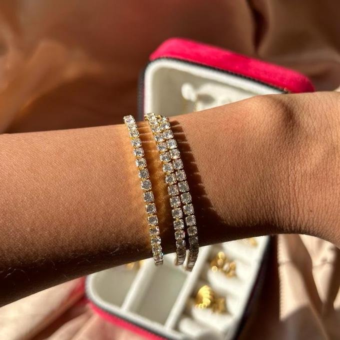 Bracelet Riviere Doré - Image 1 of 1