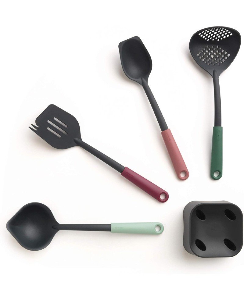 Brabantia Kitchen Ustensiles Set Plus Stand - Image 1 of 1