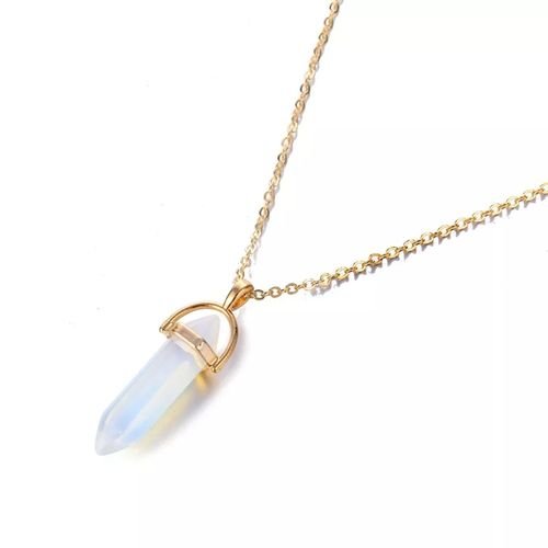 Collier Pendentif en Cristal Irrégulier - Image 1 of 2