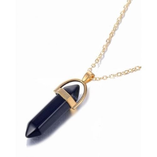 Collier Pendentif en Cristal Irrégulier - Image 1 of 2