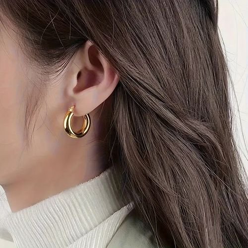 Boucles d’Oreilles Rondes - Image 1 of 2