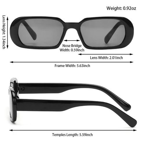 Lunettes de soleil rectangulaire - Image 1 of 3