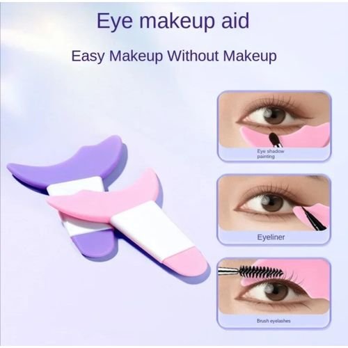 Pochoirs en Silicone Réutilisables - Eyeliner Parfait ( Couleur Aléatoire ) - Image 1 of 2