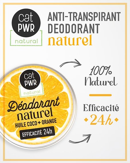 Anti-Transpirant / Deodorant Naturel Efficacité 24H Sans Sel dAluminium - Image 1 of 3