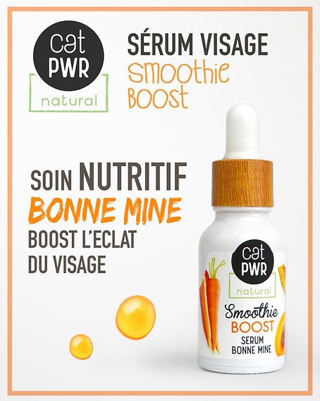 Smoothie Boost Sérum de Nuit Bonne Mine à l'huile D'abricot & Carotte - Image 1 of 3
