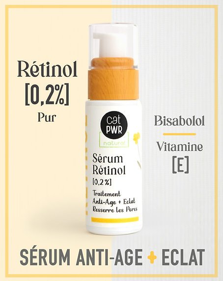 Traitement Rétinol pur [0,2%] Sérum Concentré Anti-Age & Anti-Rides + Eclat - Image 1 of 3